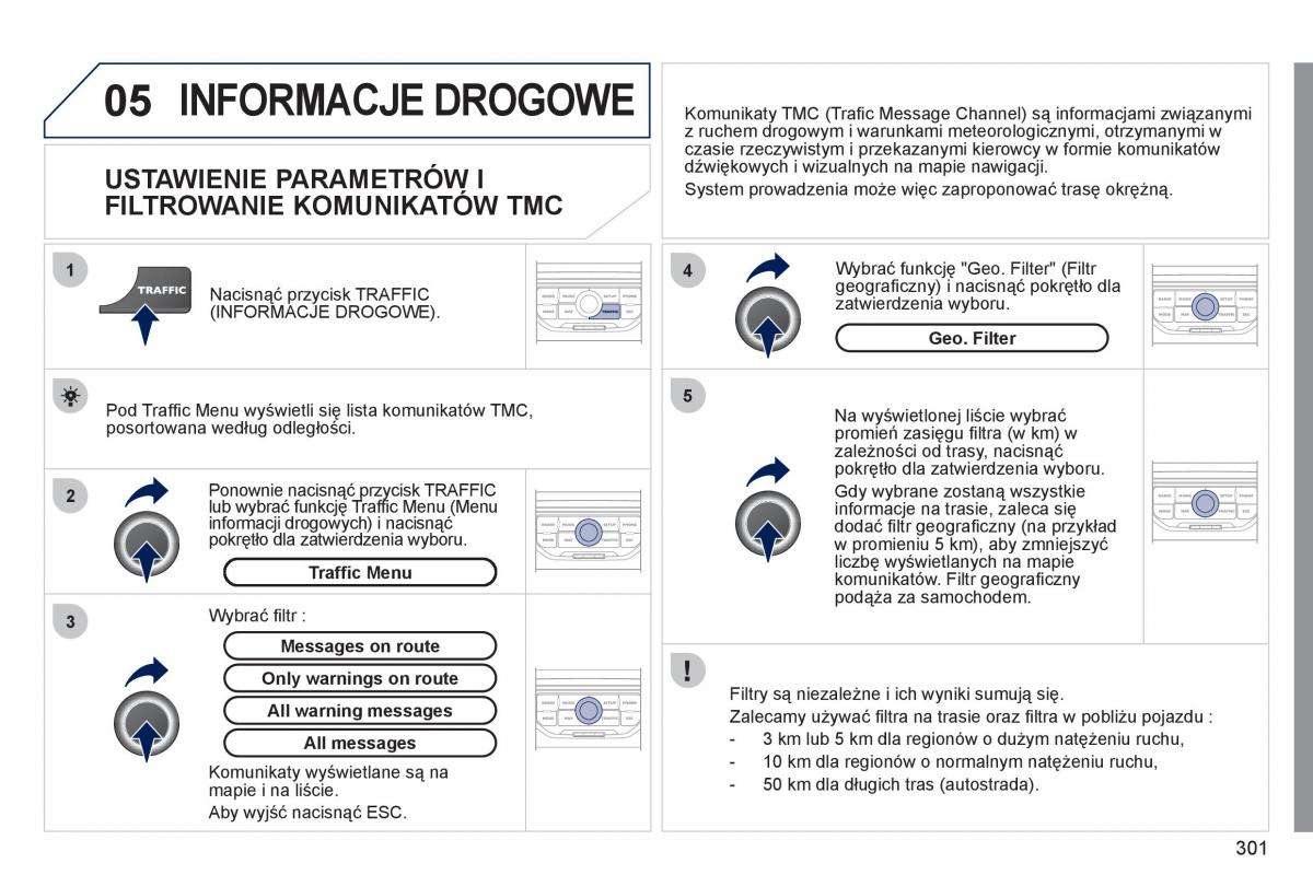 Peugeot 308 SW I 1 instrukcja obslugi / page 303