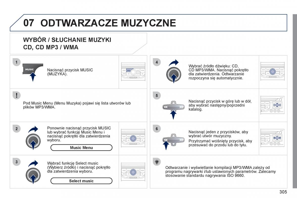 Peugeot 308 SW I 1 instrukcja obslugi / page 307