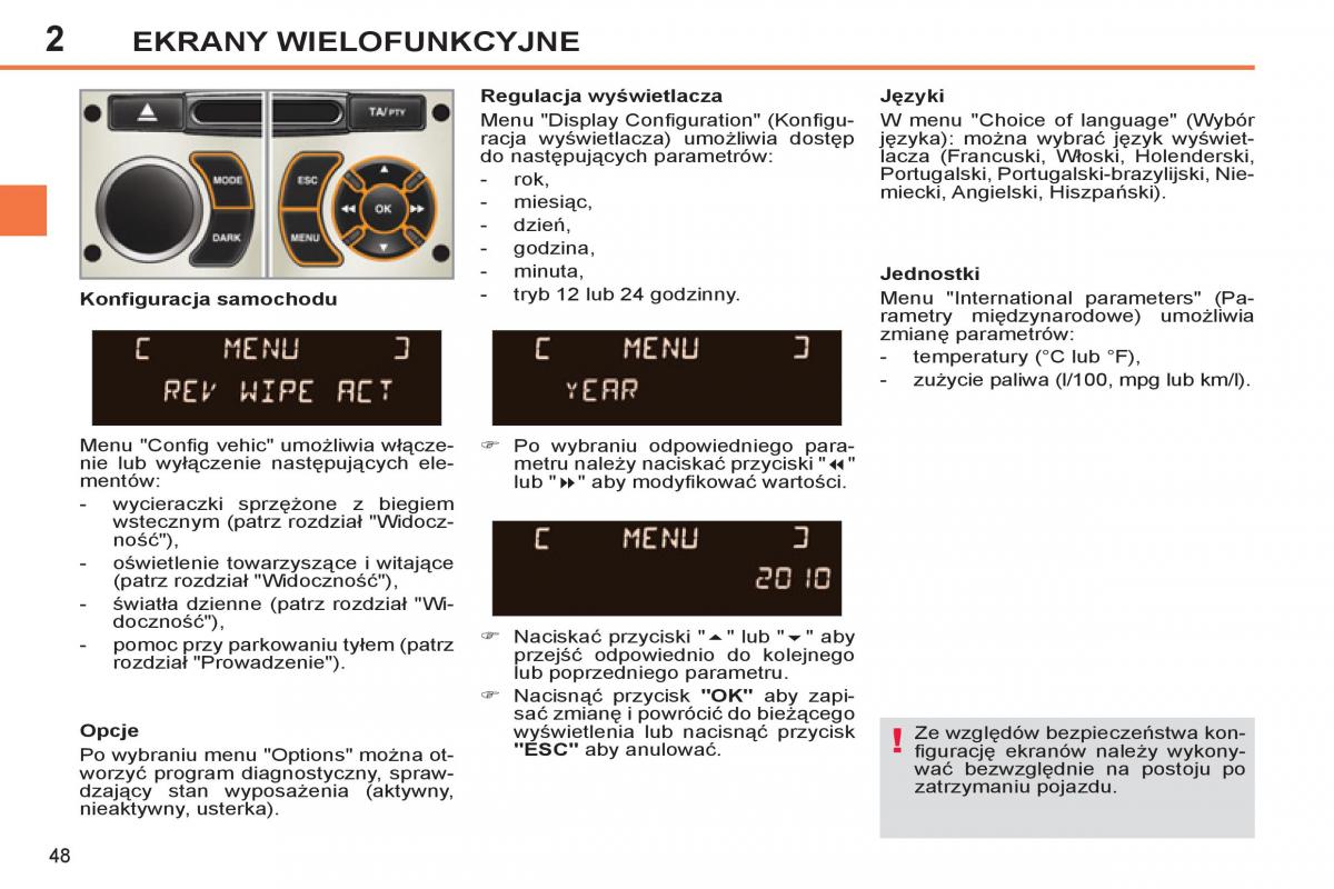 Peugeot 308 SW I 1 instrukcja obslugi / page 50