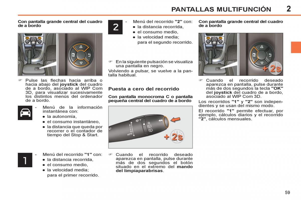 Peugeot 308 SW I 1 manual del propietario / page 61