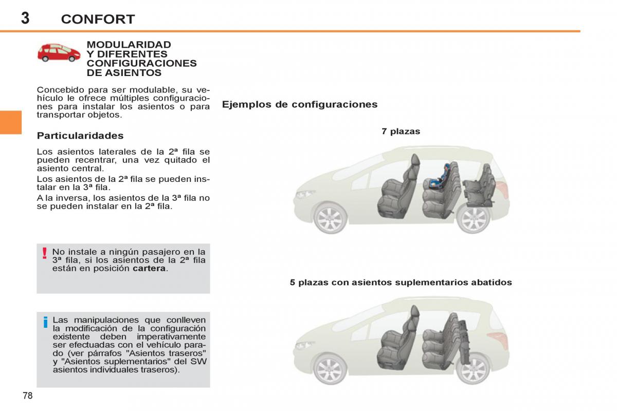 Peugeot 308 SW I 1 manual del propietario / page 80