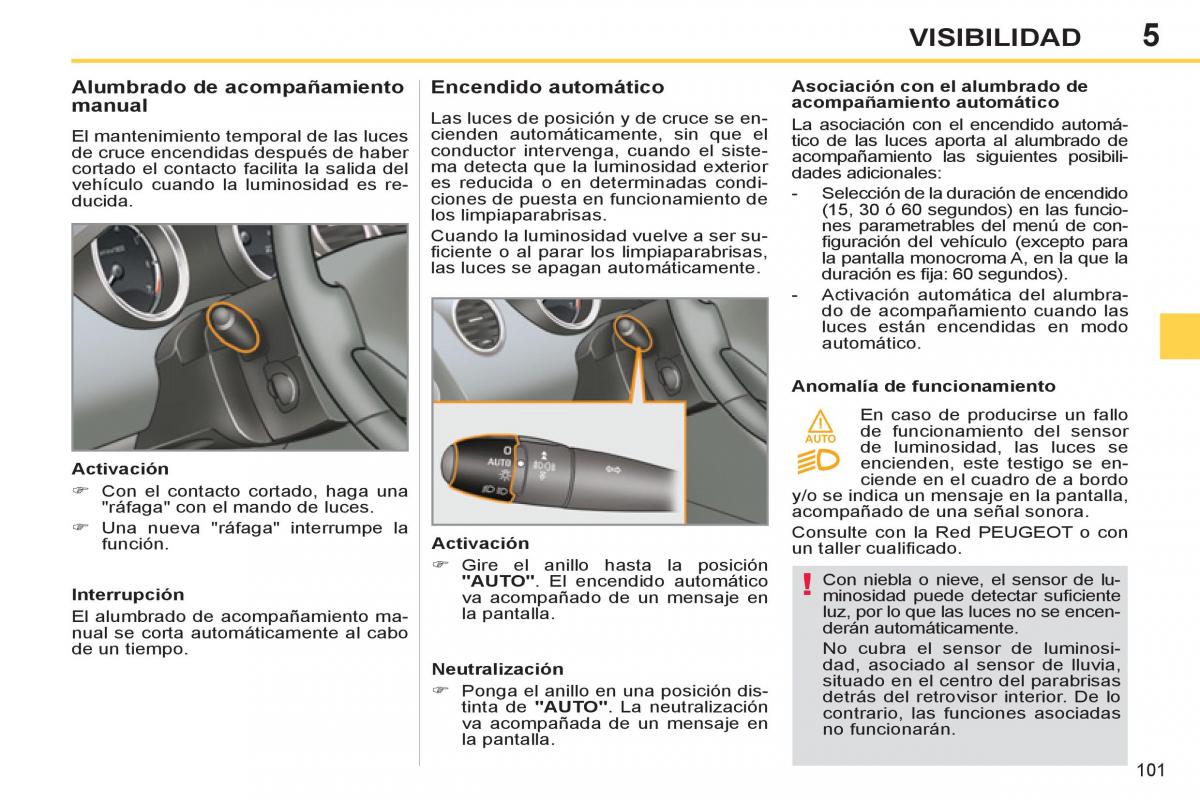 Peugeot 308 SW I 1 manual del propietario / page 103