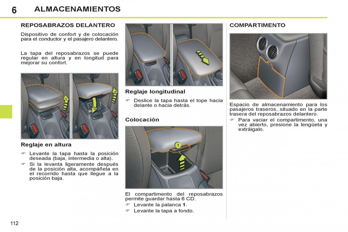 Peugeot 308 SW I 1 manual del propietario / page 114