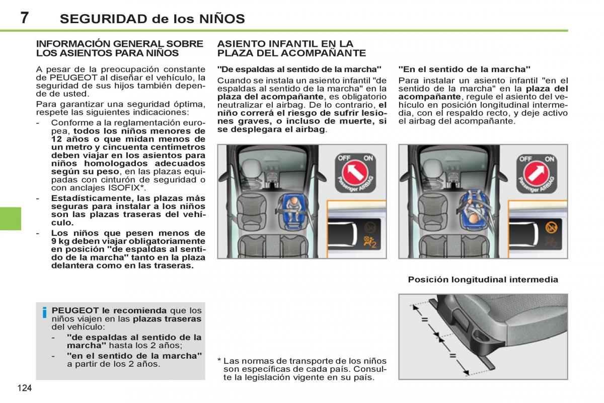 Peugeot 308 SW I 1 manual del propietario / page 126