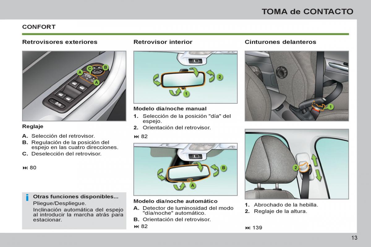 Peugeot 308 SW I 1 manual del propietario / page 15