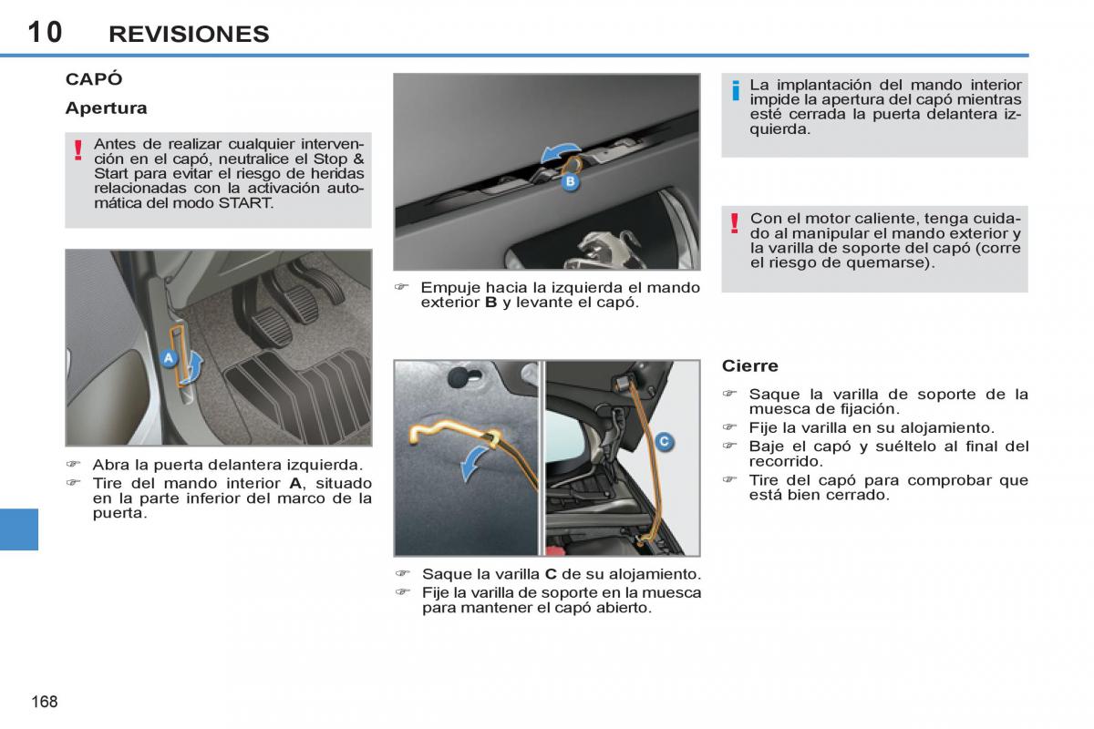 Peugeot 308 SW I 1 manual del propietario / page 170