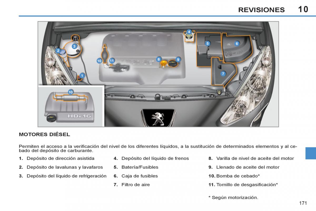 Peugeot 308 SW I 1 manual del propietario / page 173