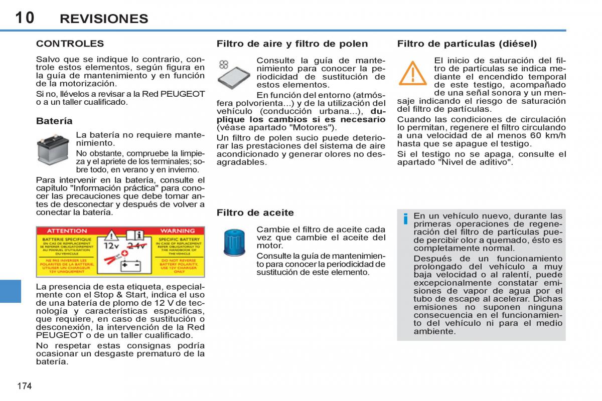 Peugeot 308 SW I 1 manual del propietario / page 176