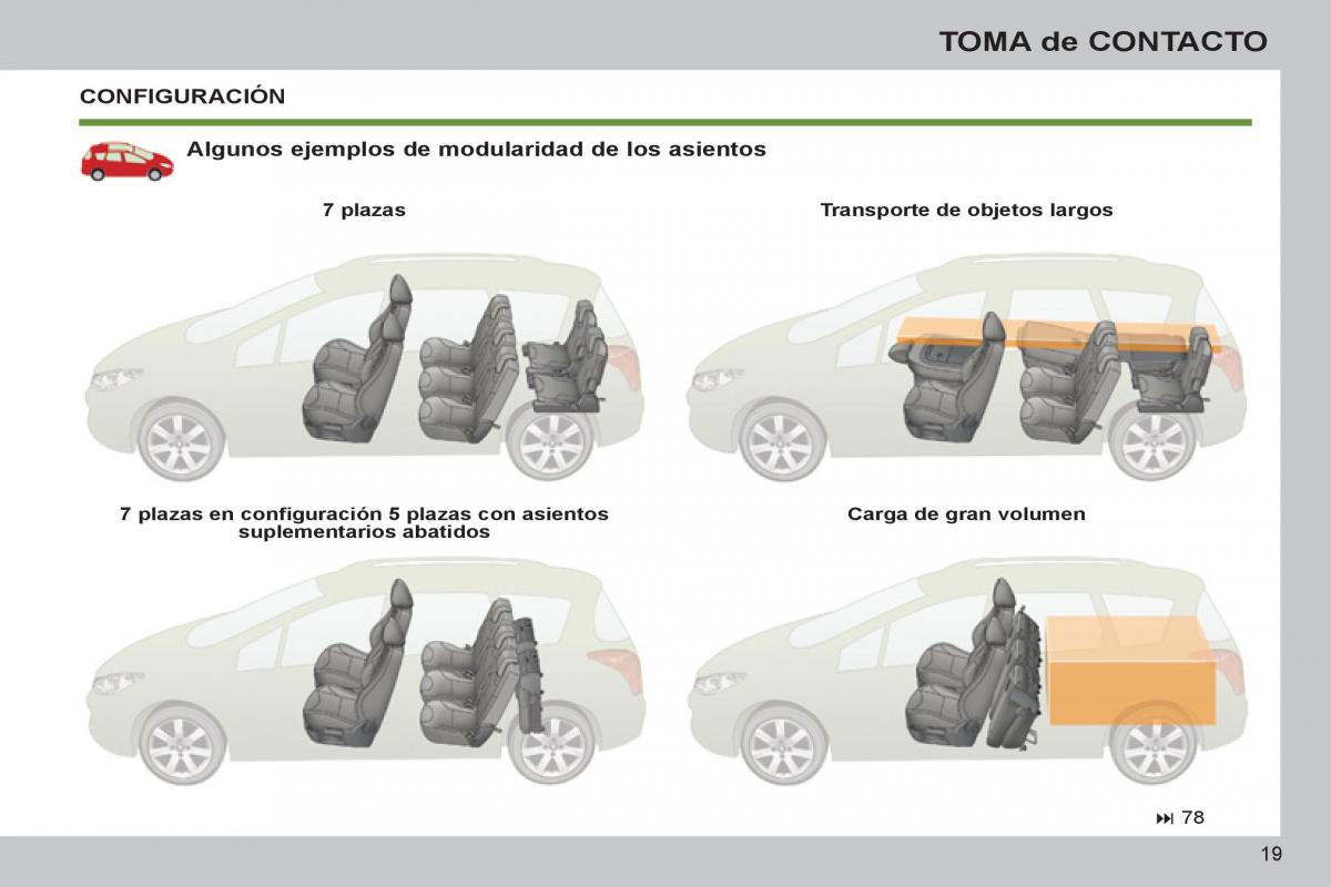 Peugeot 308 SW I 1 manual del propietario / page 21