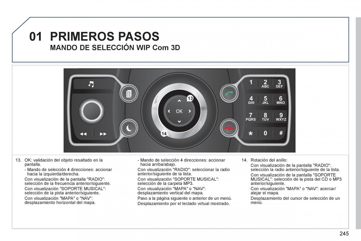 Peugeot 308 SW I 1 manual del propietario / page 247