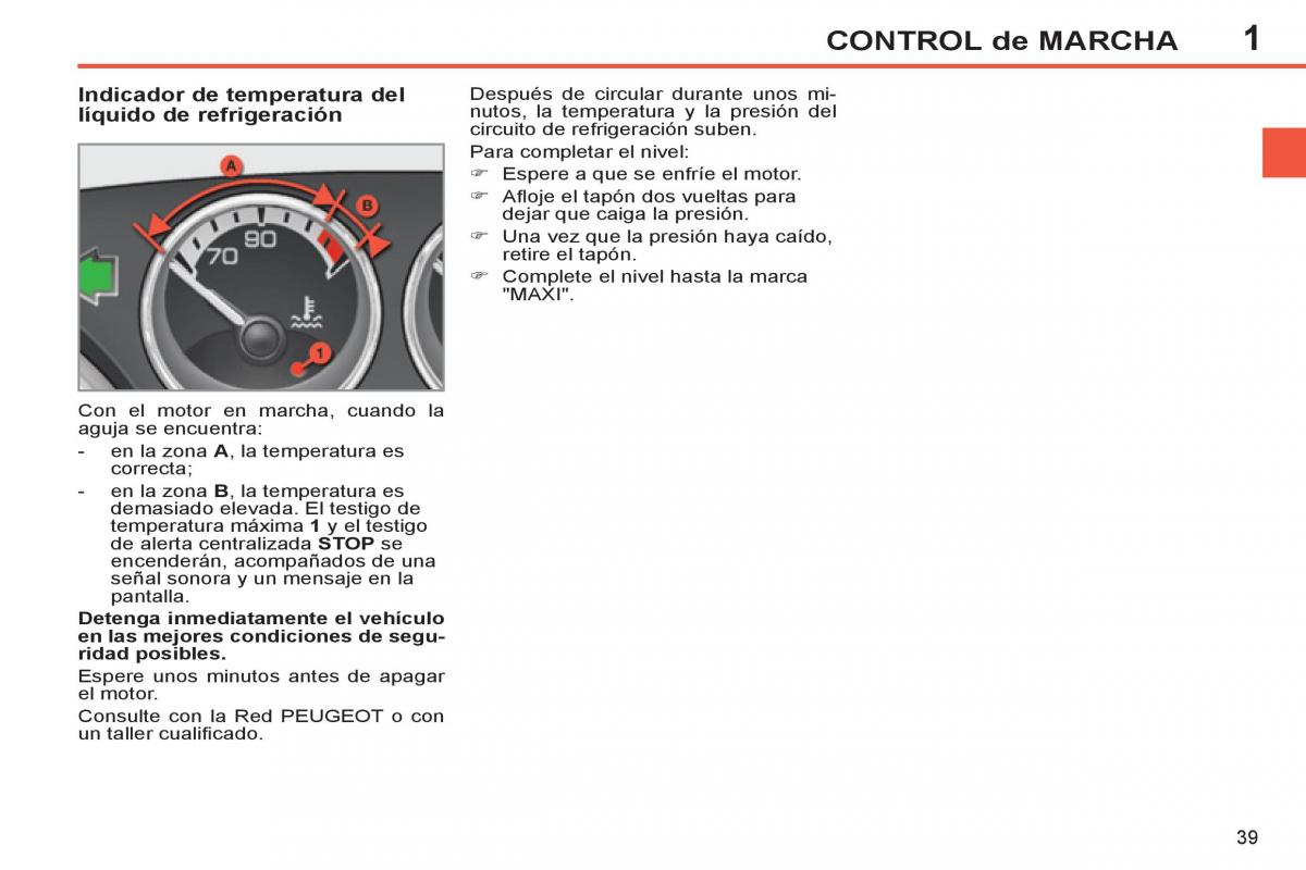 Peugeot 308 SW I 1 manual del propietario / page 41