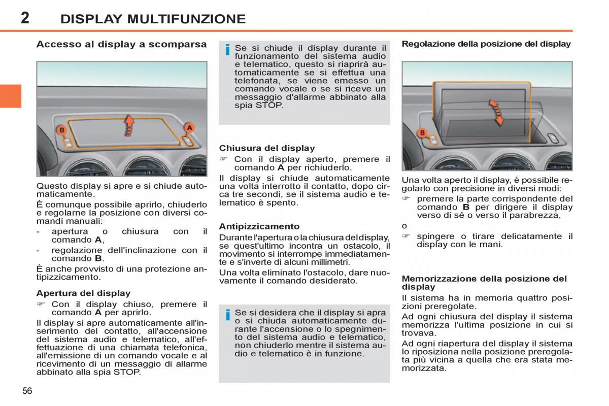 Peugeot 308 SW I 1 manuale del proprietario / page 58