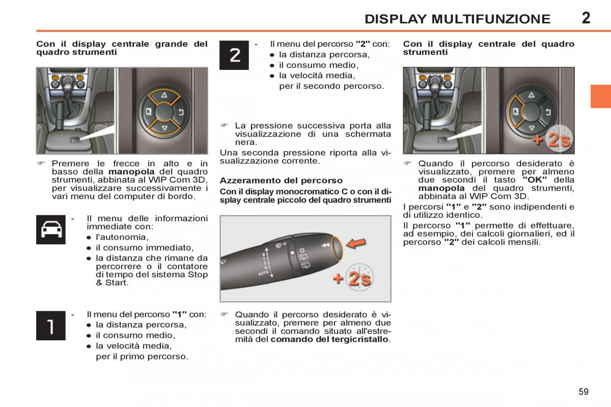 Peugeot 308 SW I 1 manuale del proprietario / page 61