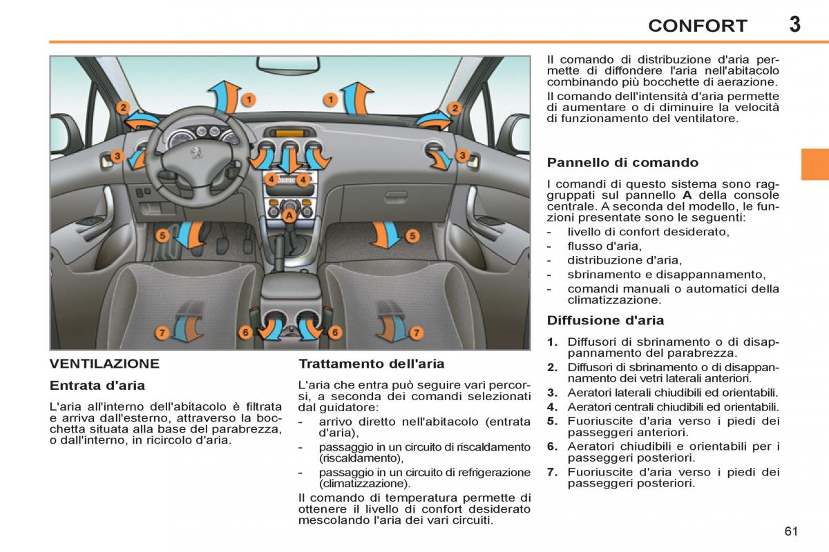 Peugeot 308 SW I 1 manuale del proprietario / page 63