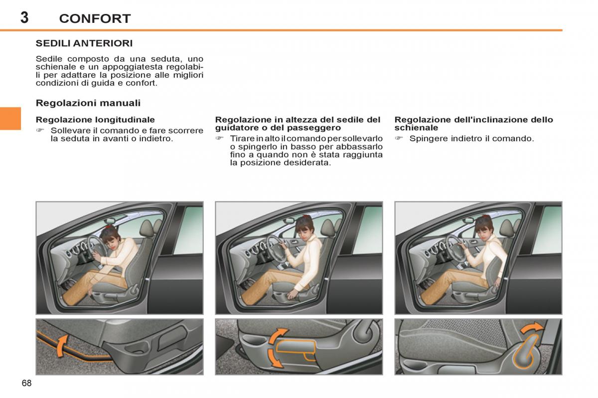 Peugeot 308 SW I 1 manuale del proprietario / page 70