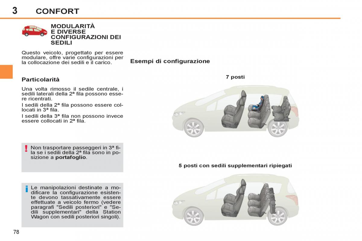 Peugeot 308 SW I 1 manuale del proprietario / page 80