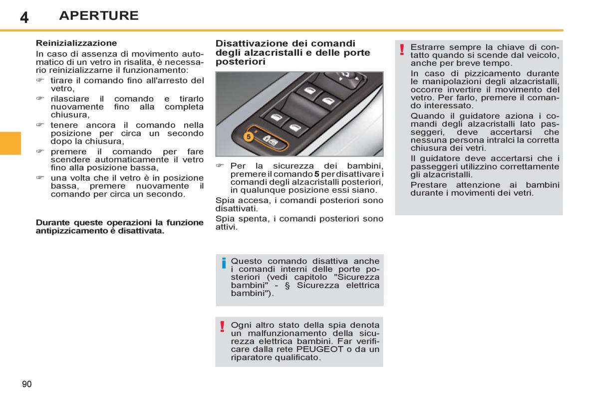 Peugeot 308 SW I 1 manuale del proprietario / page 92