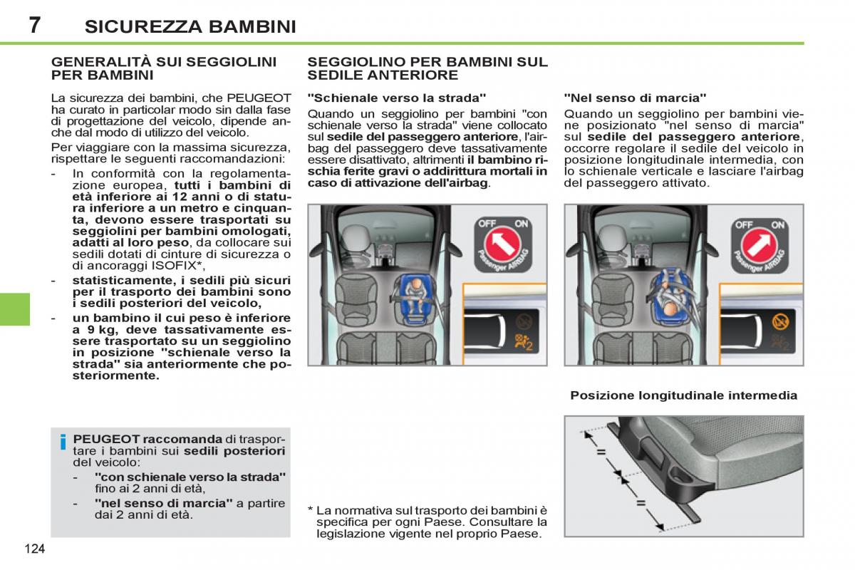 Peugeot 308 SW I 1 manuale del proprietario / page 126