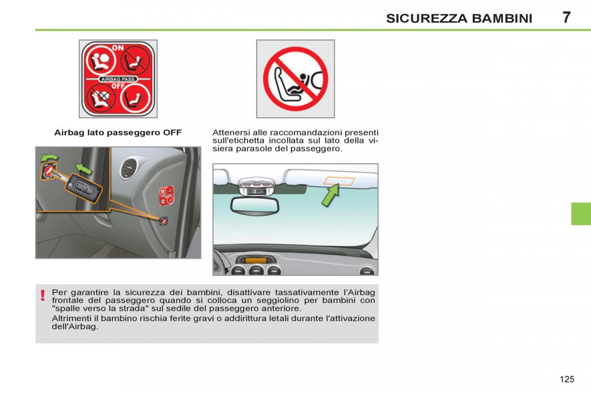 Peugeot 308 SW I 1 manuale del proprietario / page 127