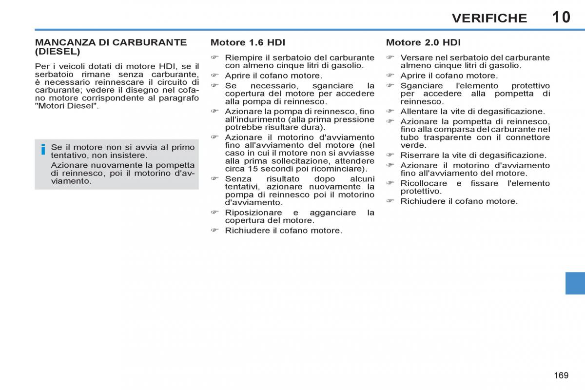 Peugeot 308 SW I 1 manuale del proprietario / page 171