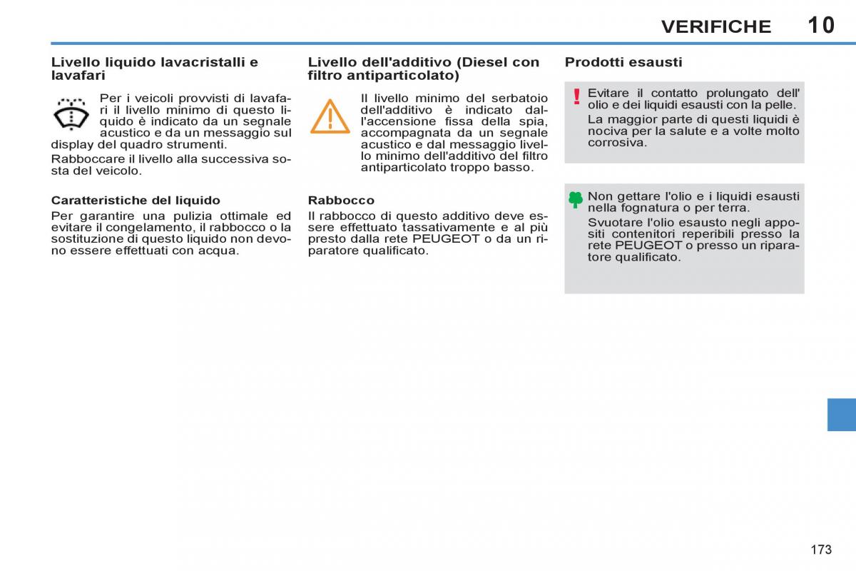 Peugeot 308 SW I 1 manuale del proprietario / page 175