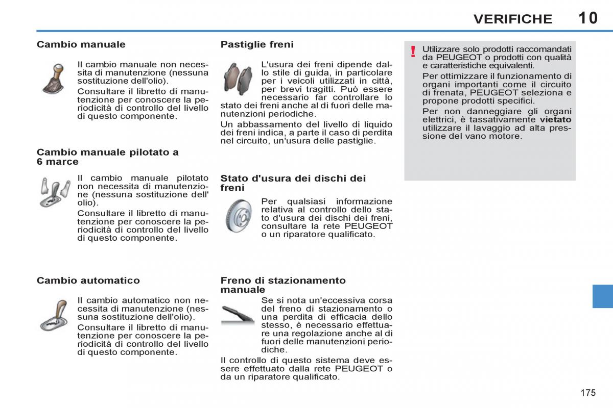 Peugeot 308 SW I 1 manuale del proprietario / page 177