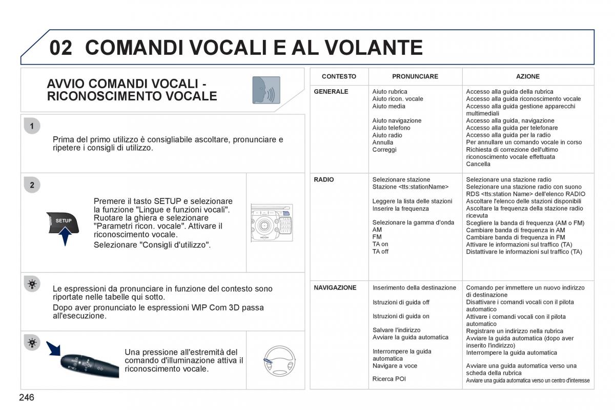 Peugeot 308 SW I 1 manuale del proprietario / page 248