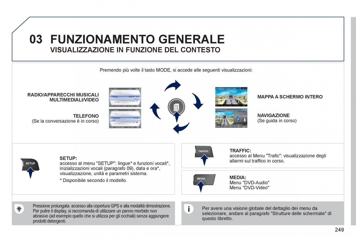 Peugeot 308 SW I 1 manuale del proprietario / page 251