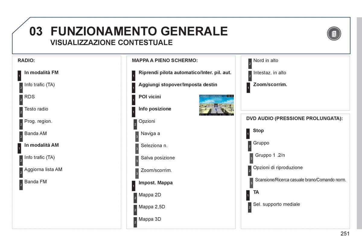 Peugeot 308 SW I 1 manuale del proprietario / page 253