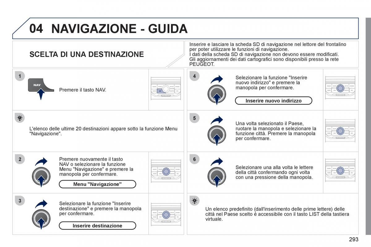 Peugeot 308 SW I 1 manuale del proprietario / page 295