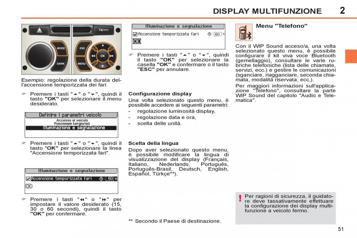 Peugeot 308 SW I 1 manuale del proprietario / page 53