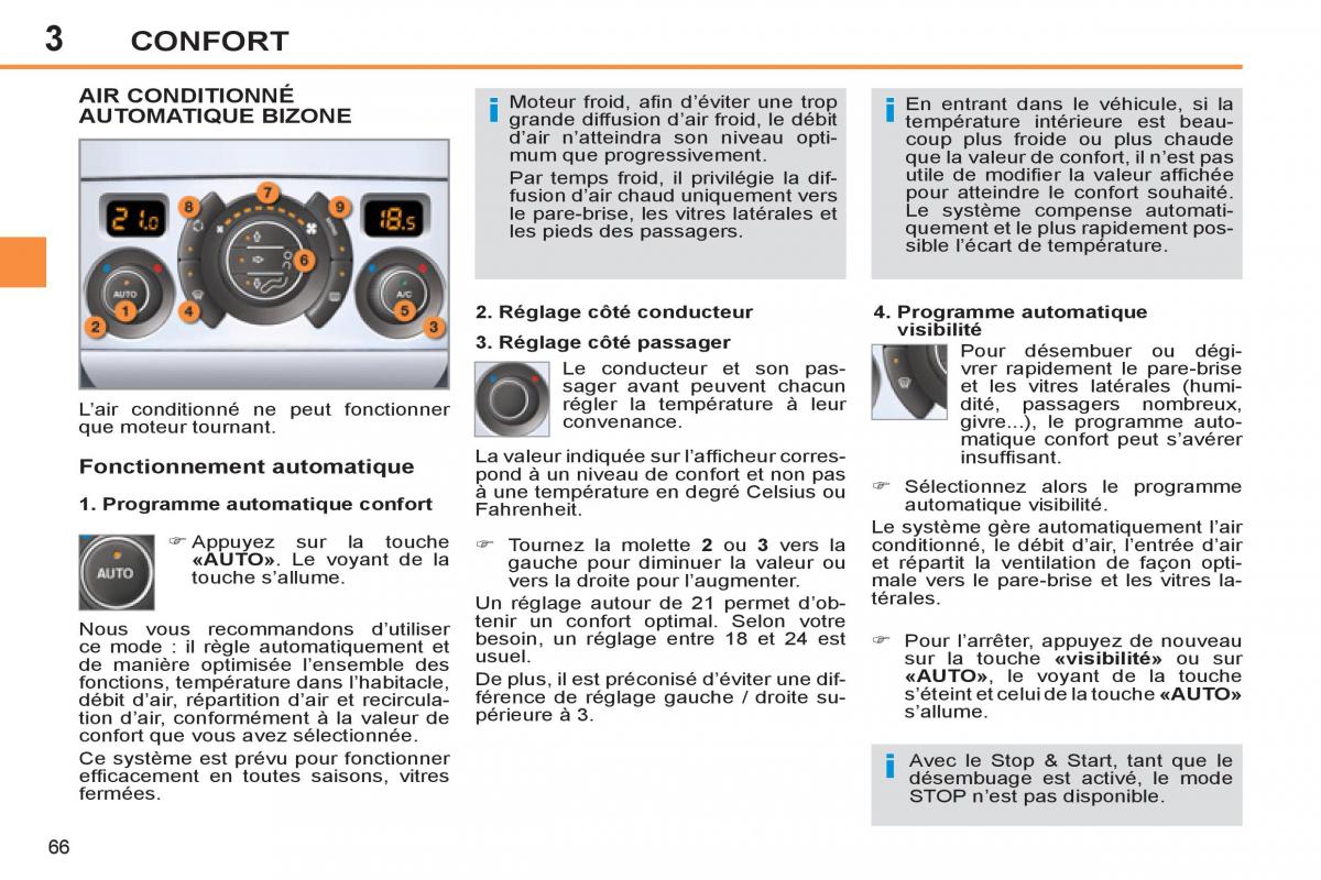 Peugeot 308 SW I 1 manuel du proprietaire / page 68