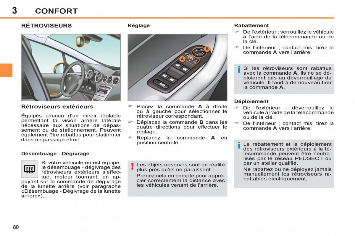 Peugeot 308 SW I 1 manuel du proprietaire / page 82