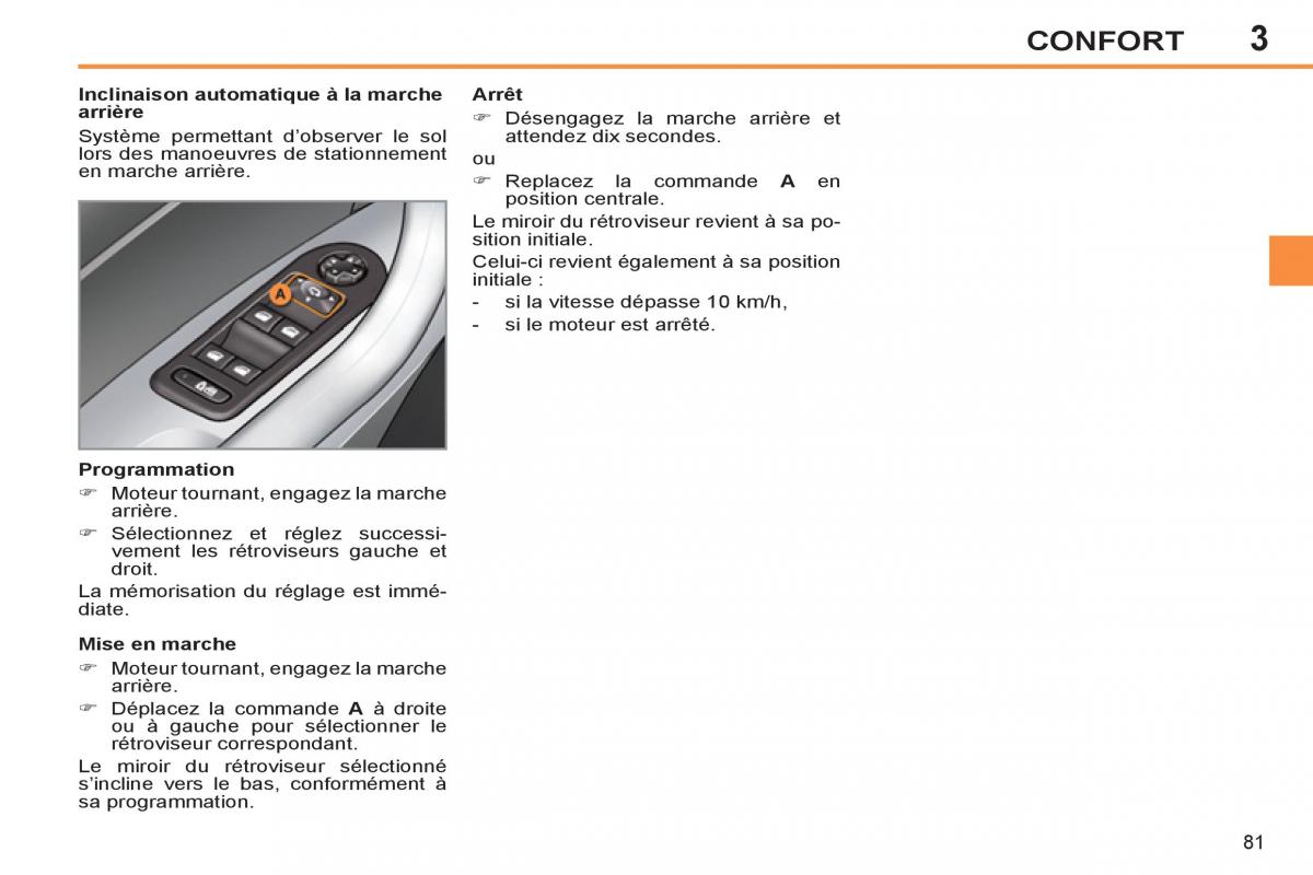 Peugeot 308 SW I 1 manuel du proprietaire / page 83