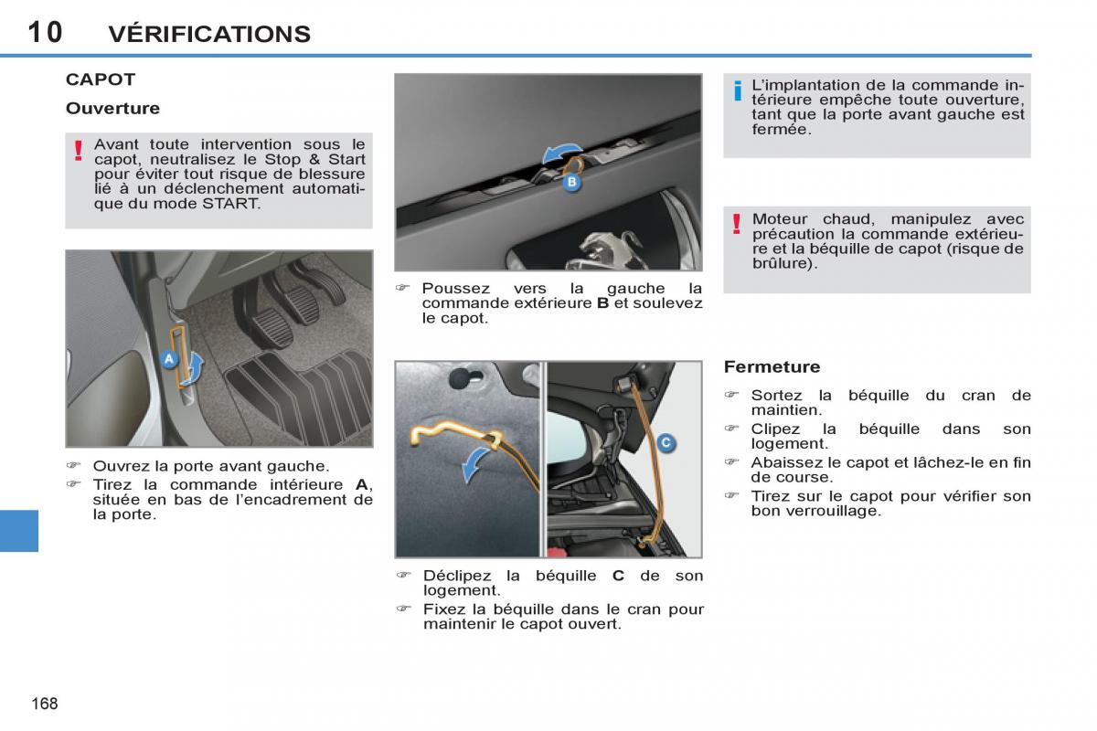 Peugeot 308 SW I 1 manuel du proprietaire / page 170