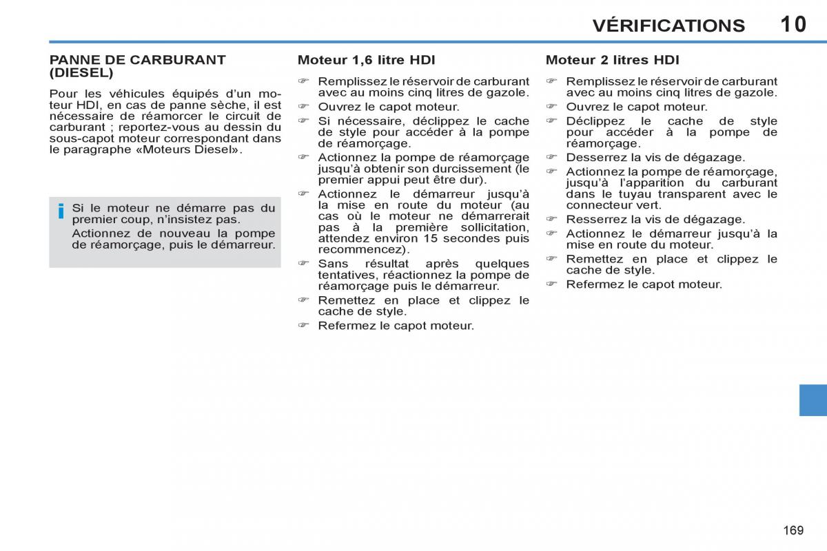 Peugeot 308 SW I 1 manuel du proprietaire / page 171