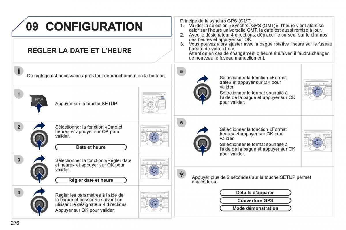 Peugeot 308 SW I 1 manuel du proprietaire / page 278