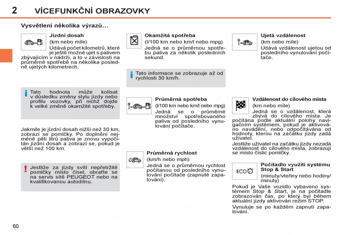 Peugeot 308 SW I 1 navod k obsludze / page 62