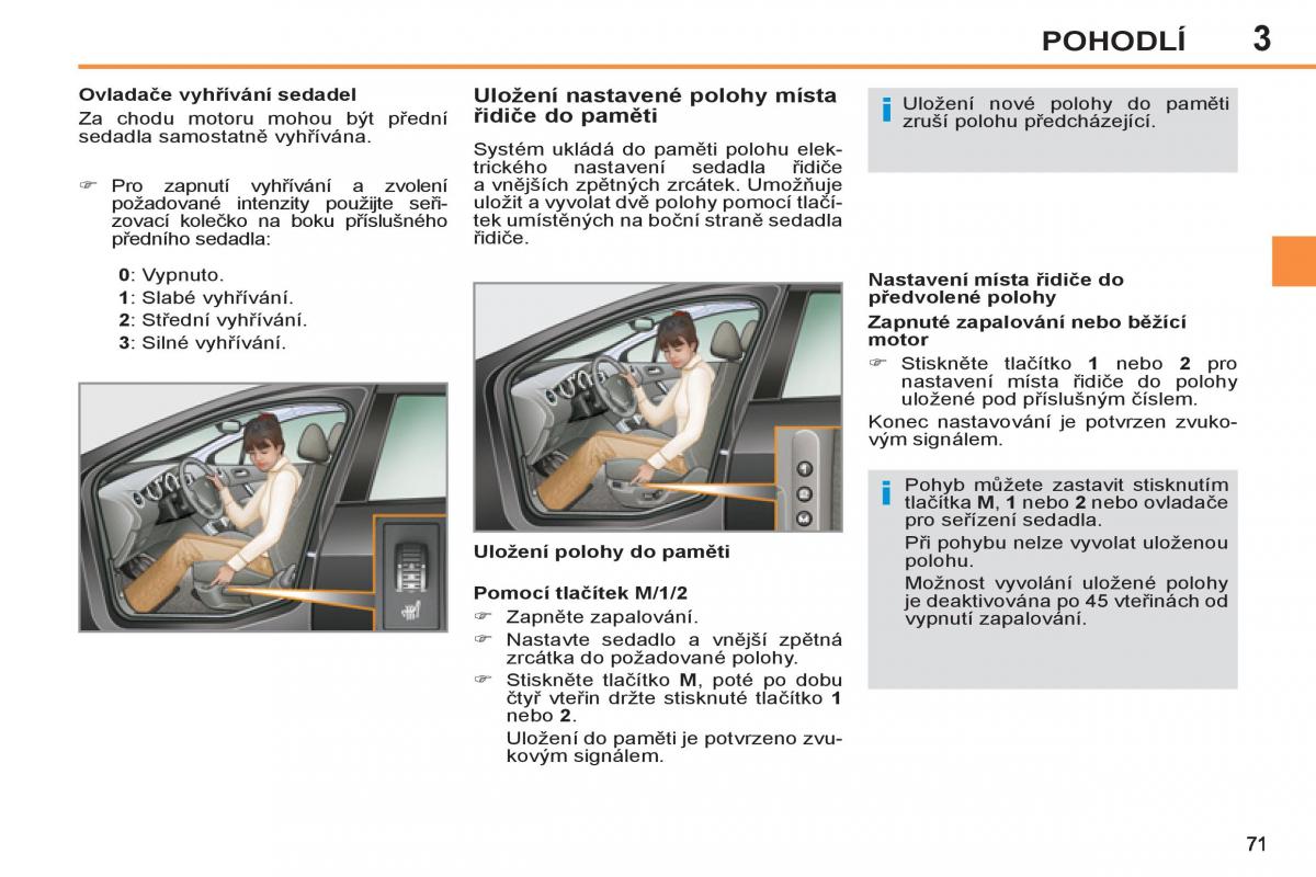 Peugeot 308 SW I 1 navod k obsludze / page 73