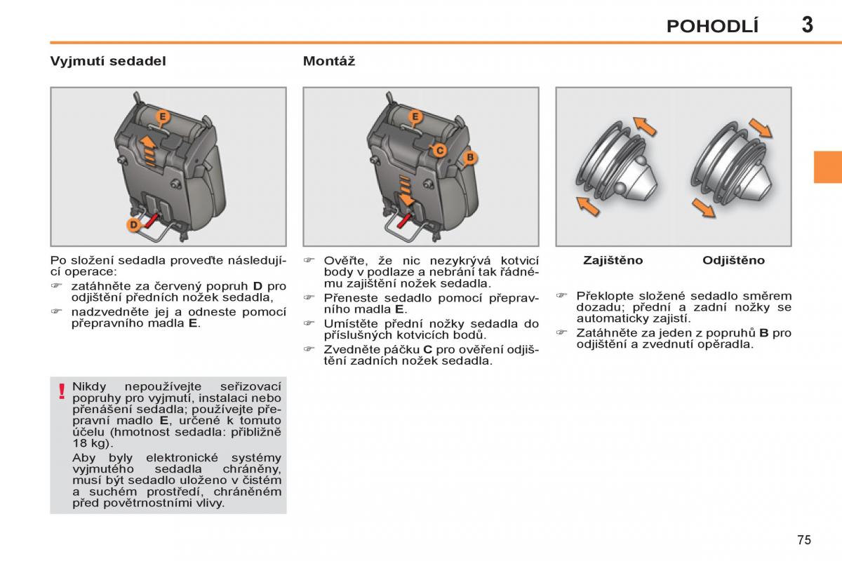 Peugeot 308 SW I 1 navod k obsludze / page 77