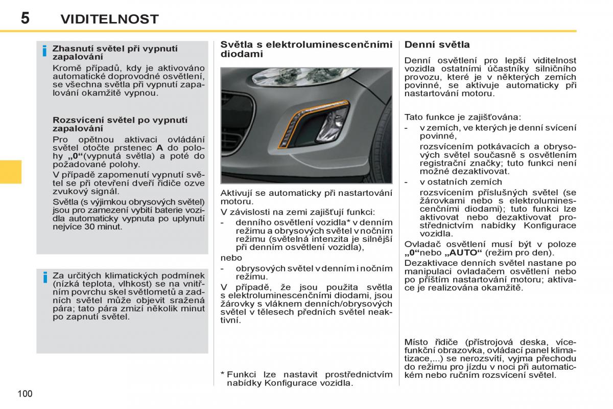 Peugeot 308 SW I 1 navod k obsludze / page 102