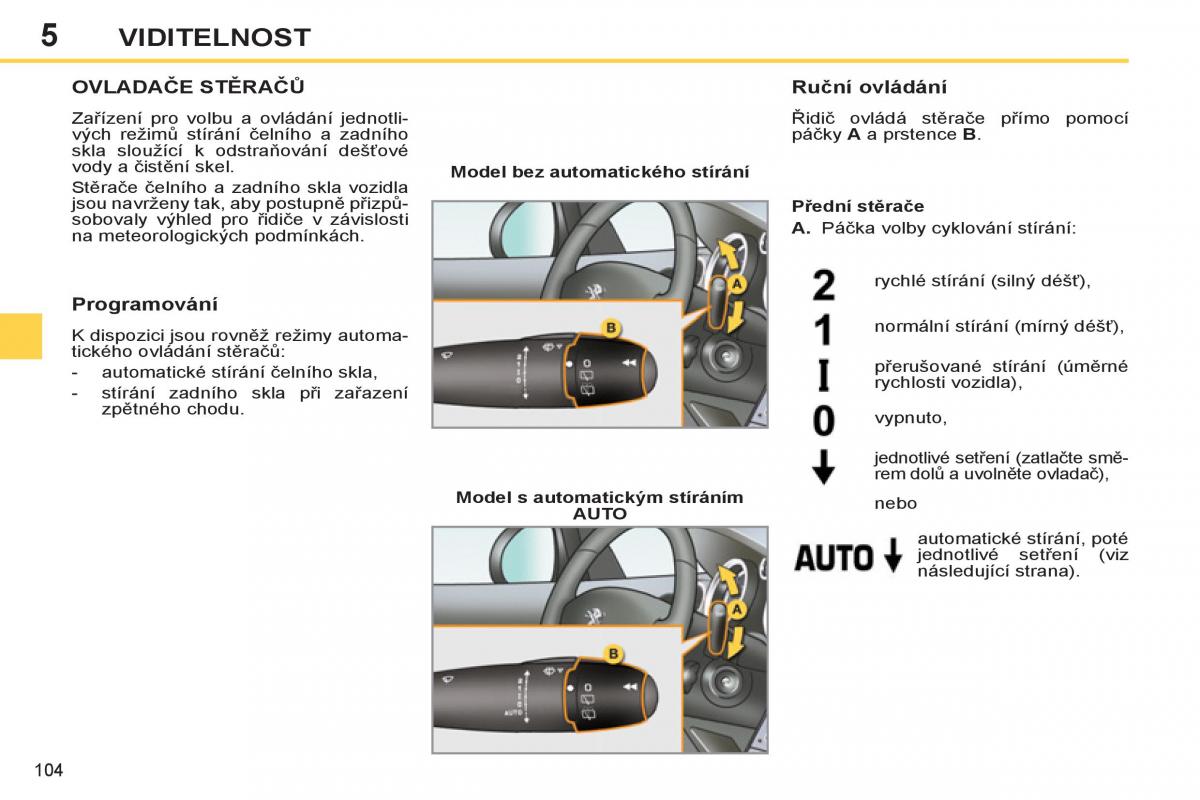 Peugeot 308 SW I 1 navod k obsludze / page 106