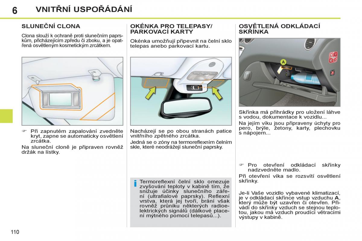 Peugeot 308 SW I 1 navod k obsludze / page 112