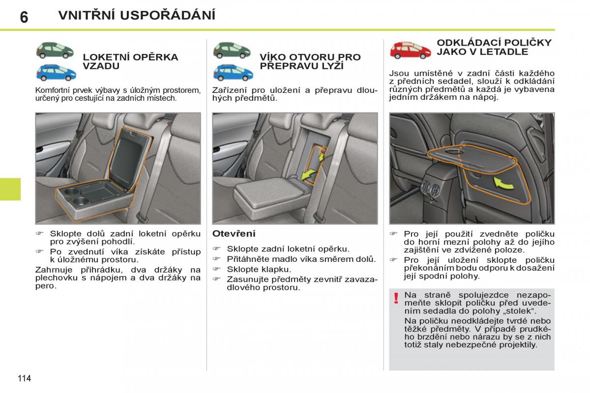 Peugeot 308 SW I 1 navod k obsludze / page 116