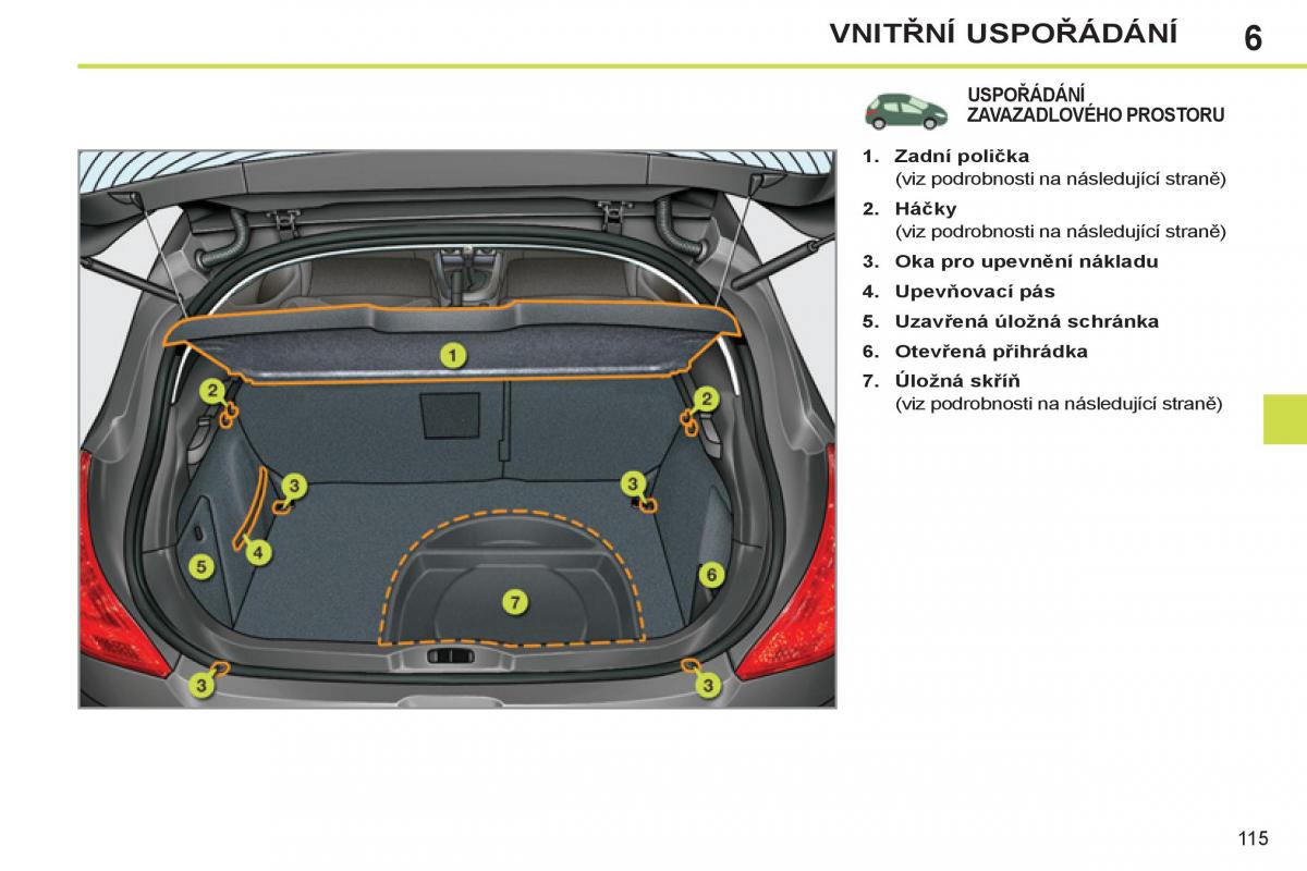 Peugeot 308 SW I 1 navod k obsludze / page 117