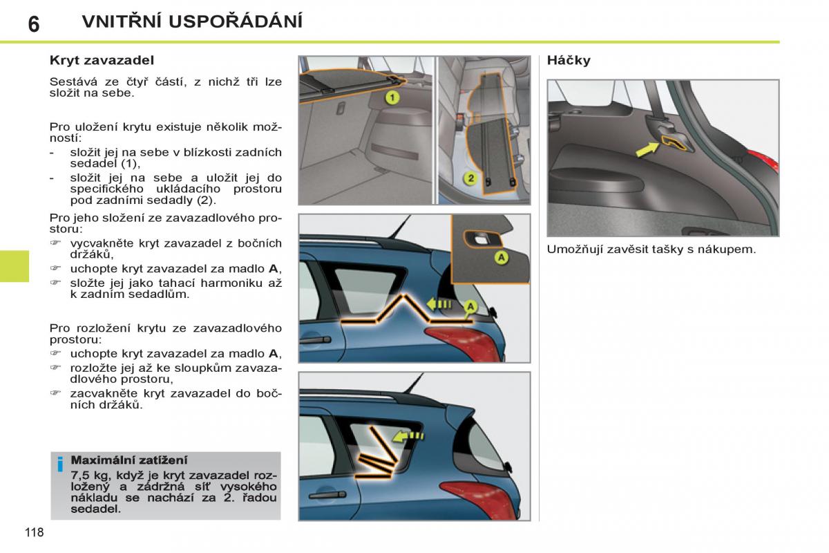 Peugeot 308 SW I 1 navod k obsludze / page 120