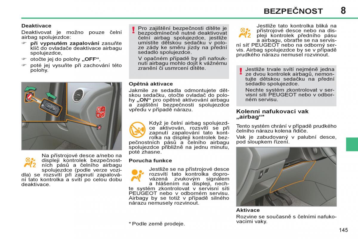 Peugeot 308 SW I 1 navod k obsludze / page 147