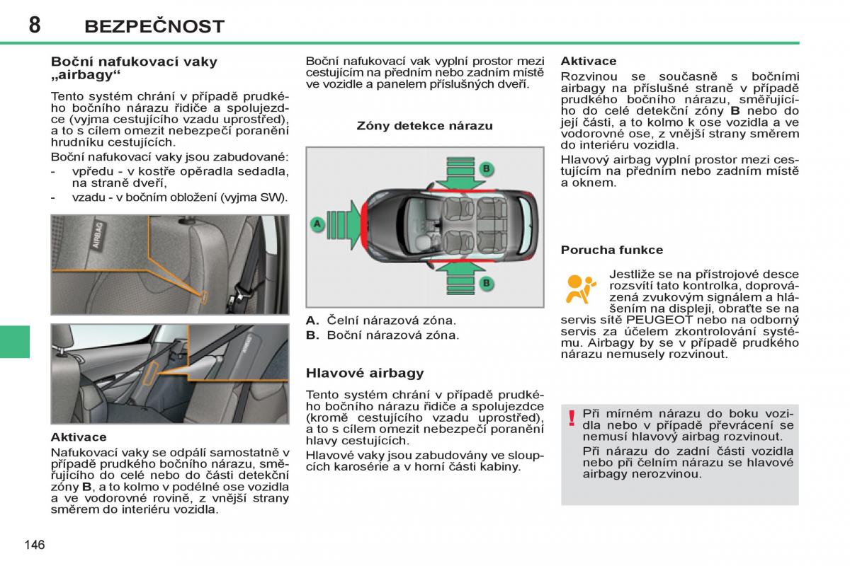 Peugeot 308 SW I 1 navod k obsludze / page 148