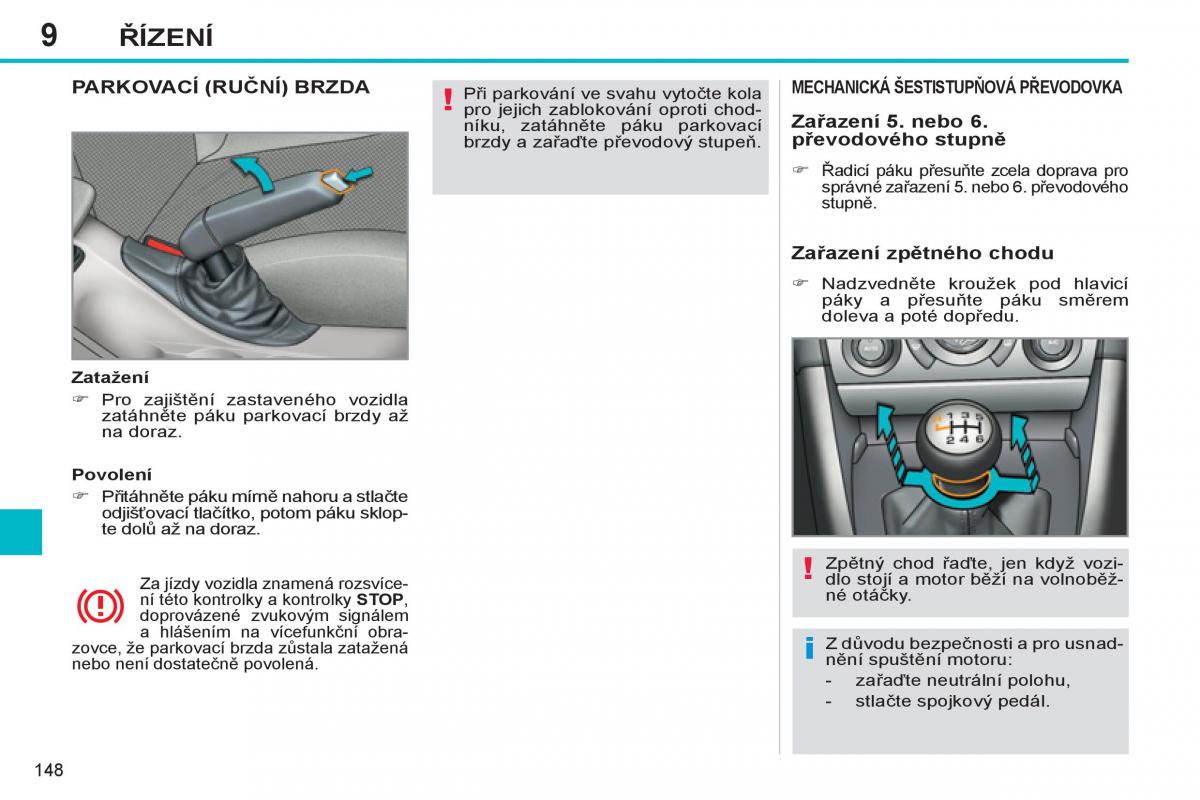 Peugeot 308 SW I 1 navod k obsludze / page 150