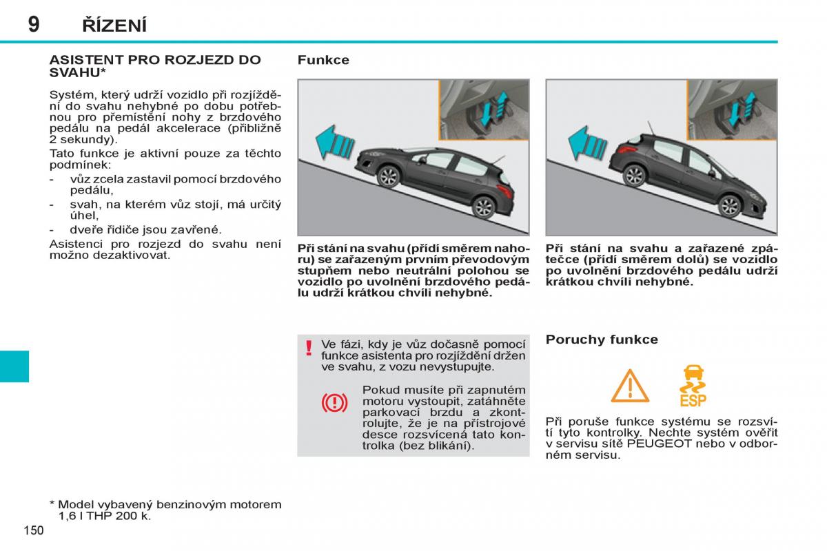 Peugeot 308 SW I 1 navod k obsludze / page 152